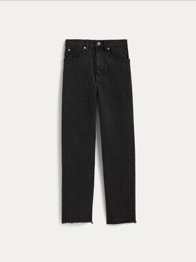 Everlane The Way-High Straight Leg Jean in Coal Sz 25